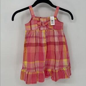 GAP Knot Plaid Dress